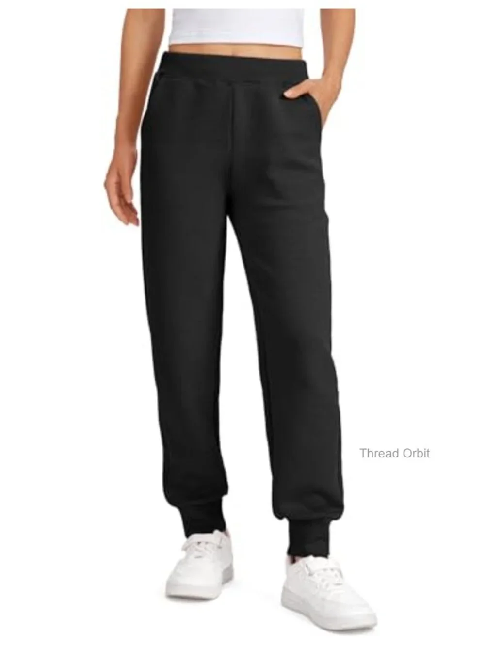 Girls High Waisted Joggers Sweatpants with Pockets Pull On